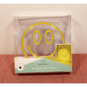 West & Arrow Smile Face Neon Teen Wall Sign